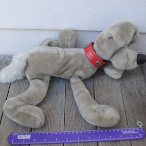 Vintage 1980er Jahre Blondie's Dog Daisy Stofftier - Dagwood & Blondie - Plüschhund, Softie, Kuscheltier - Guter Zustand