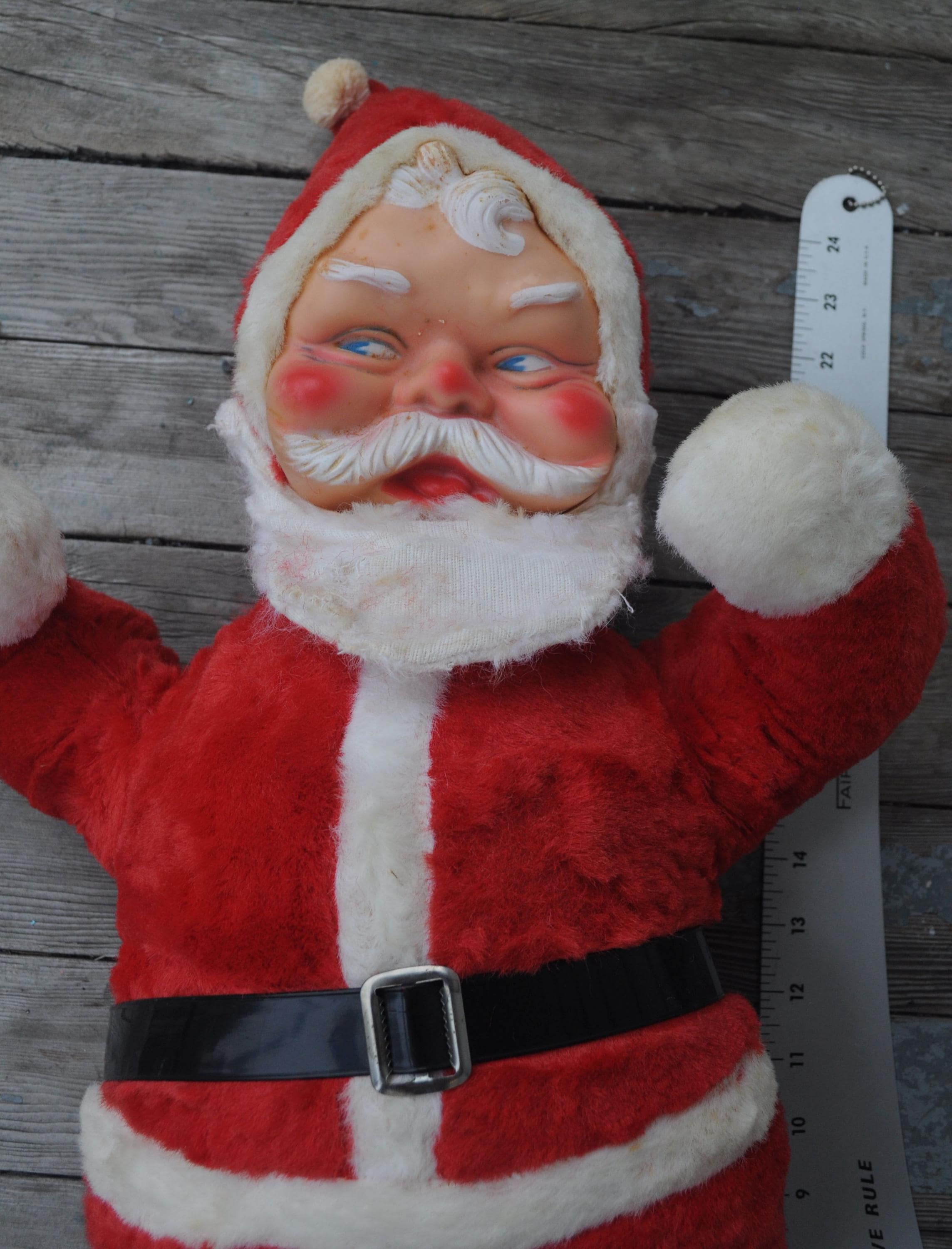 ヴィンテージ ラシュトン ラバーフェイス コカコーラ サンタ 人形 Rushton Coca Cola Santa Doll - Etsy
