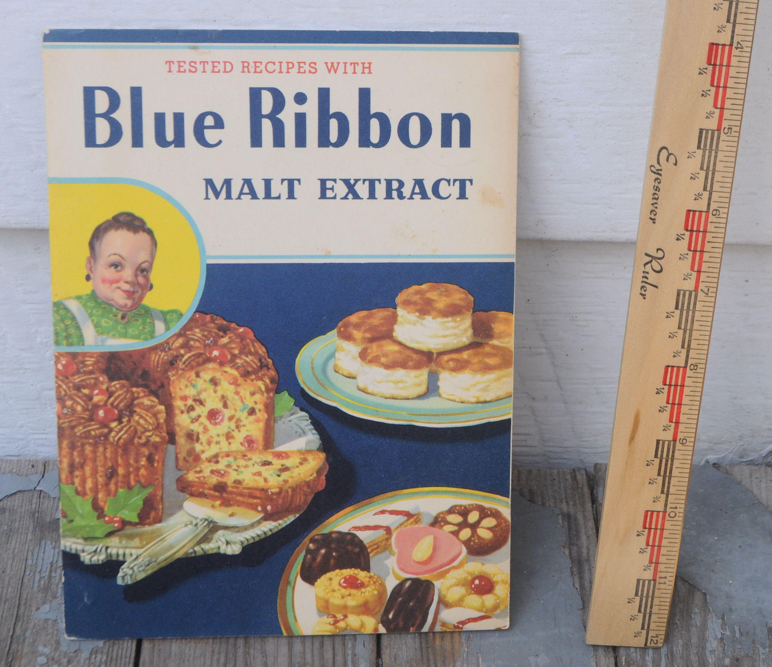 1950年代のヴィンテージ料理本/レシピブックレット - 「ブルーリボン