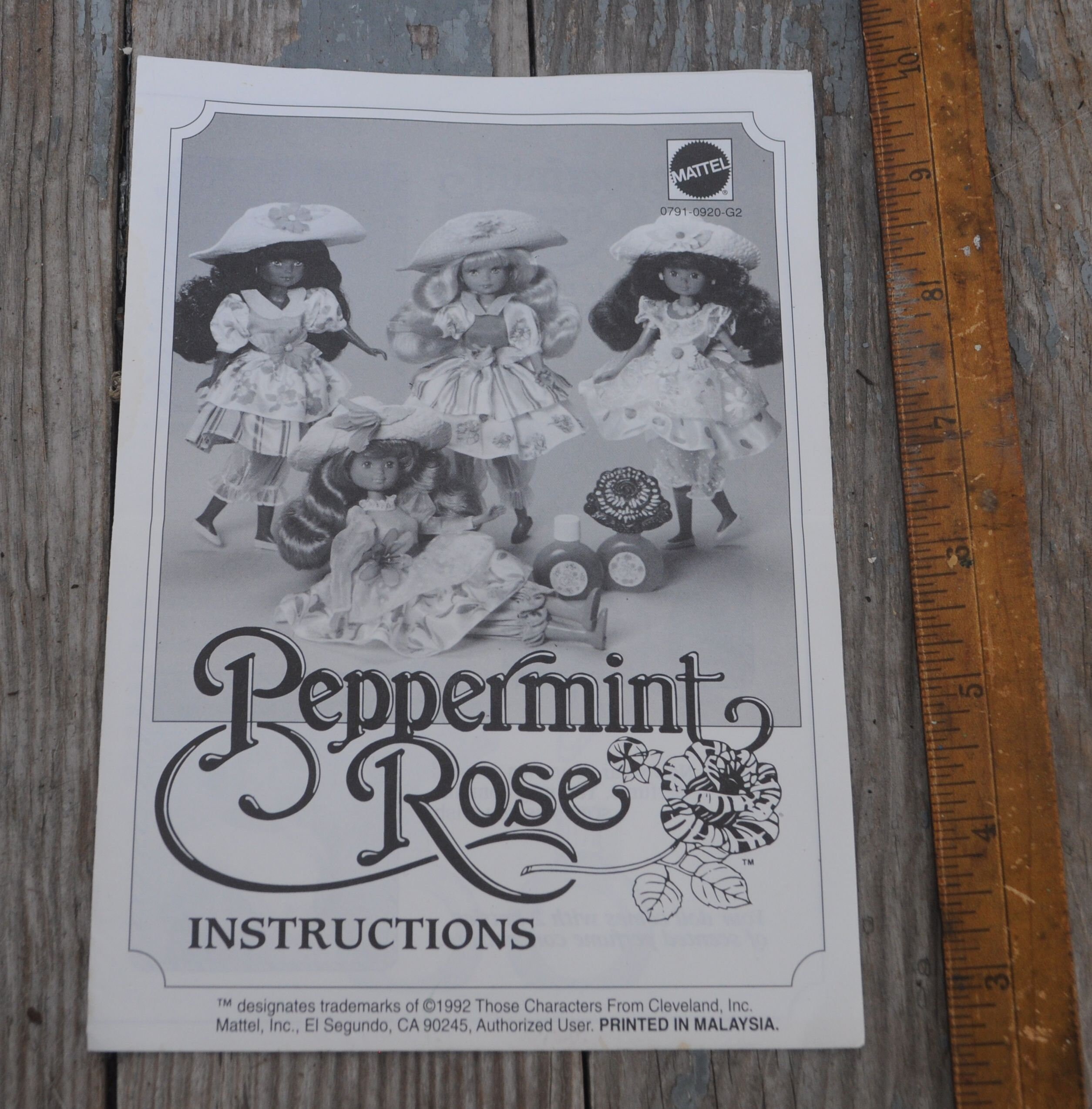 Peppermint Rose Doll - Etsy