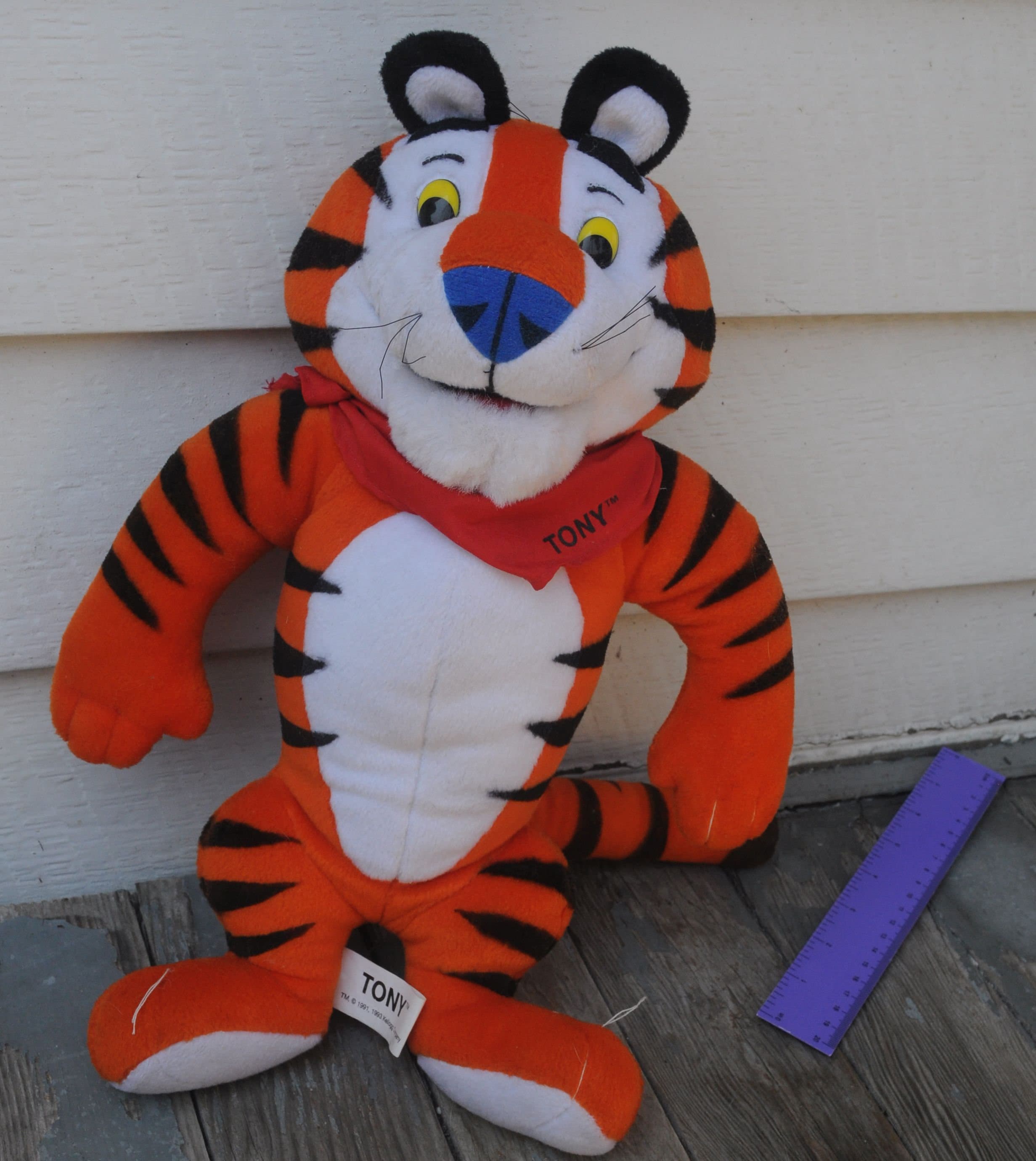 Peluche Tony Le Tigre Vintage 1990 – Publicité Frosties, Ours Céréales, UK