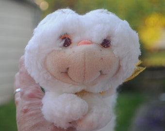 RARE Vintage Furrever Friends Powdertail by Kenner - Vintage 1980s Stuffed Animal - Cuddly Toy - Plushie - Velcro Doll - Kawaii
