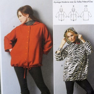 Butterick 5931 - DIY Hoodies / Sweatshirt - Connie Crawford - Stylish - Size XS - XL - Button Front, Pockets - Jacket - Coat - Windbreaker