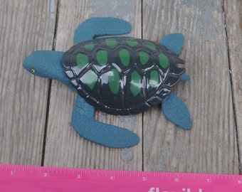 Large and Realistic Sea Turtle Figurine for Diorama, Display, Terrarium, Fairy Garden, Etc.