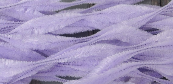 Vintage PASTEL LAVENDER Bump Fuzzy Wire Stems by the YARD Pipe Cleaner Hard  to Find Excellent Condition Rare, Limited Quantities 