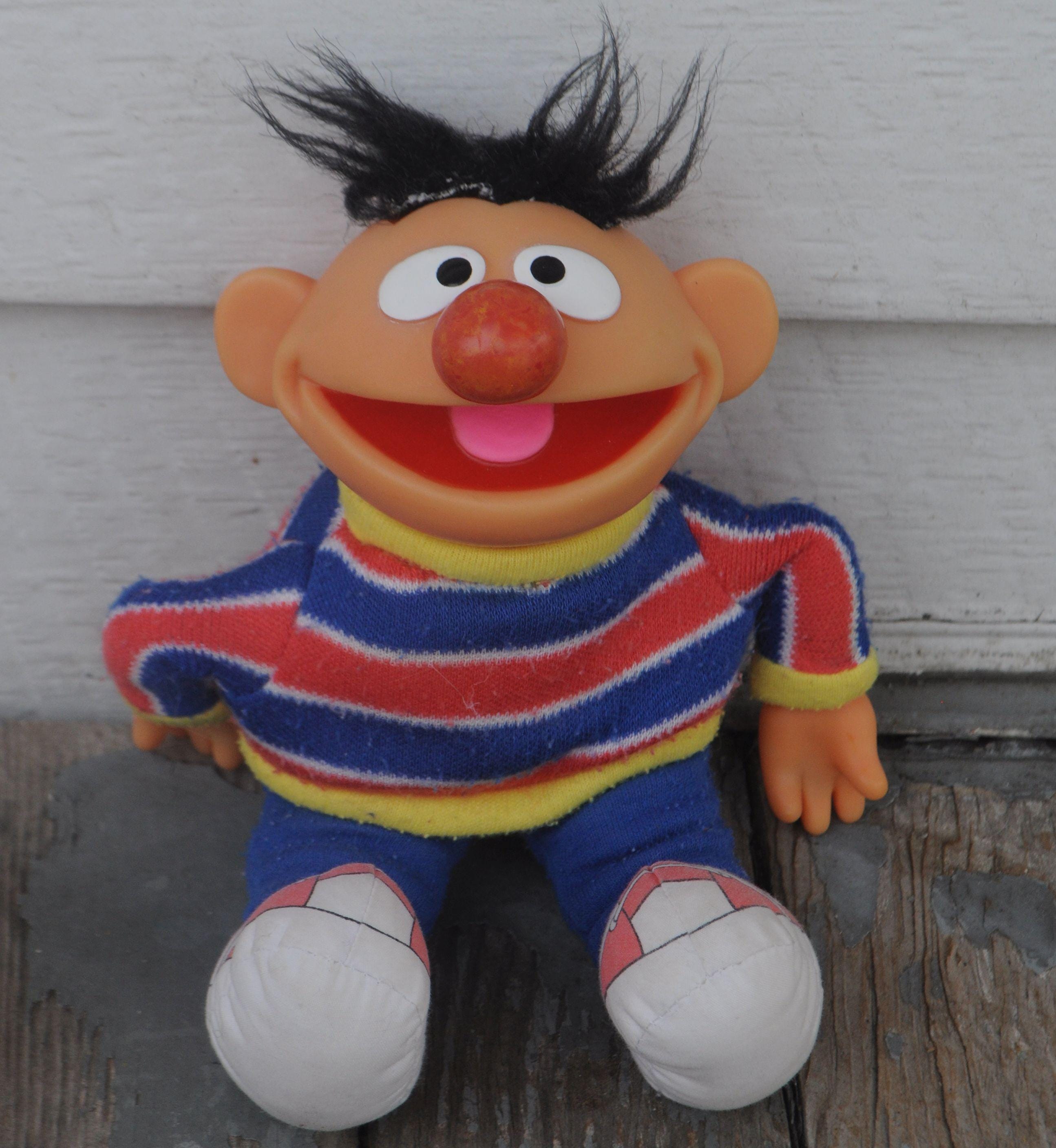 Bert and Ernie Hand Puppets - Etsy