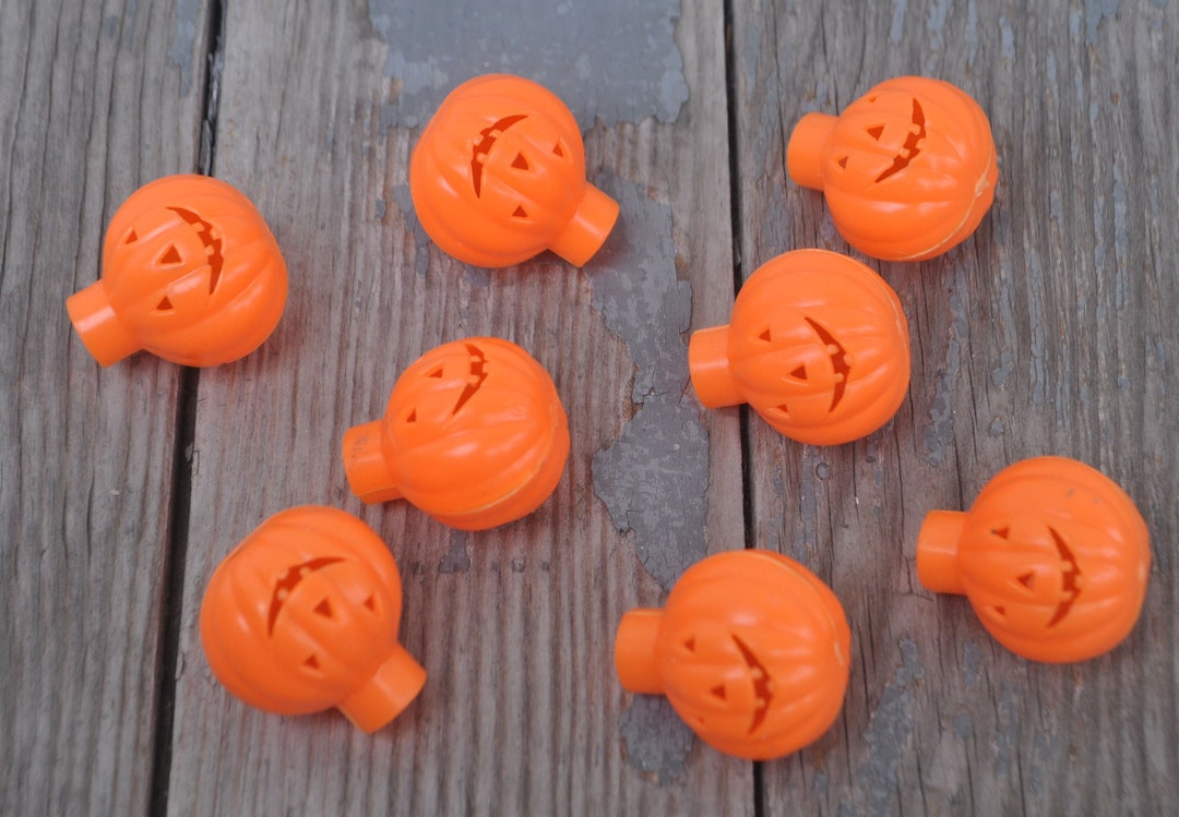 Vintage Jackolantern Fairy Light Caps / Christmas Lights / Etsy