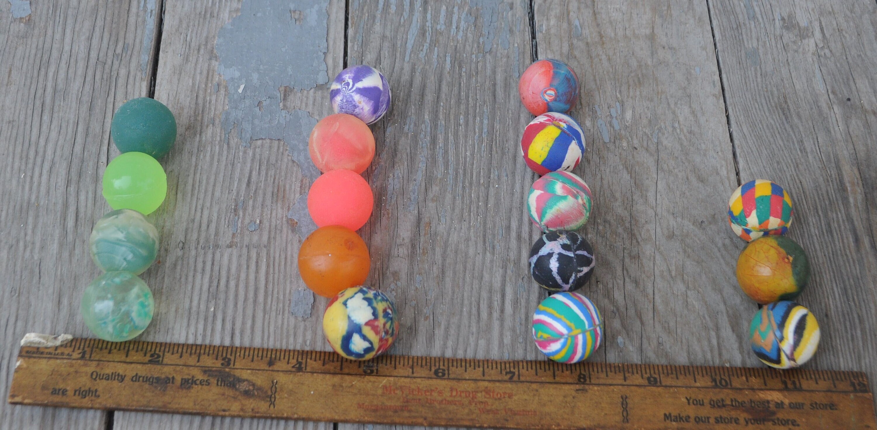 Vintage 1970s 1980s Bouncy Balls Super Bounce High Bounce