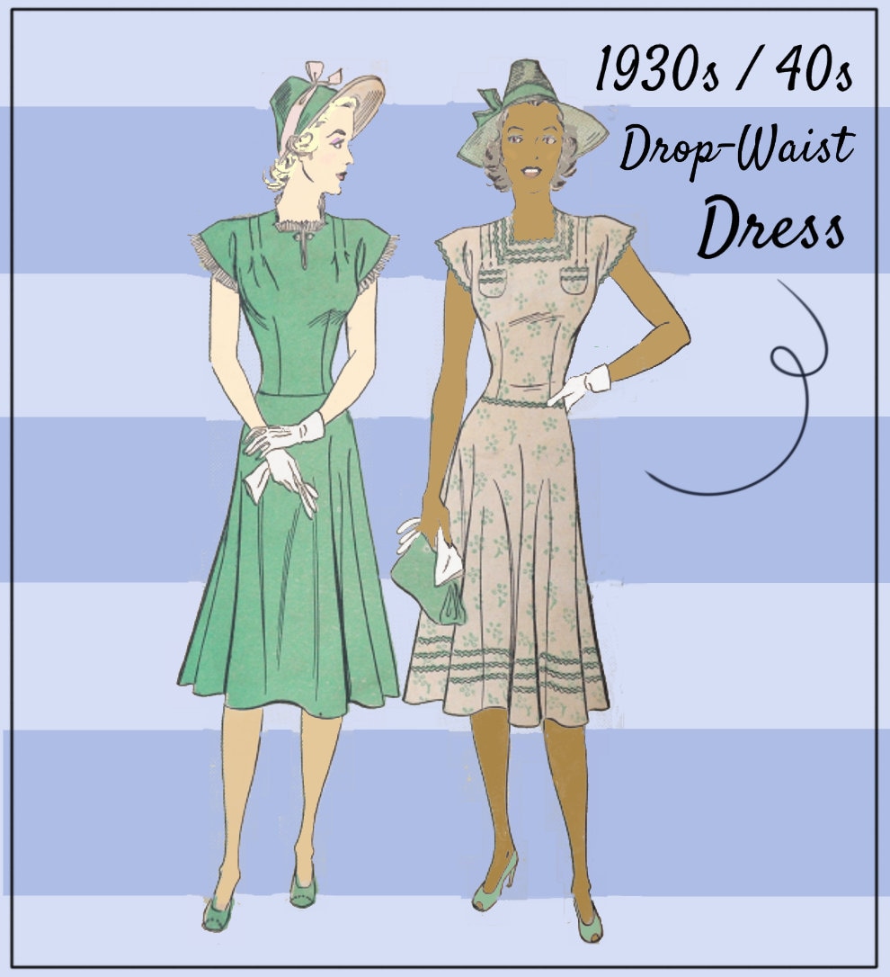 1930s drop waist dress 1930s Organza Drop Waist Dress
