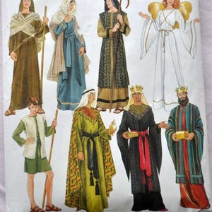 Simplicity 4795 - Christmas Pageant Costumes for Teens & Adults - Easter - Angel, Shepherd, Magi, Etc. - Cosplay - UNCUT