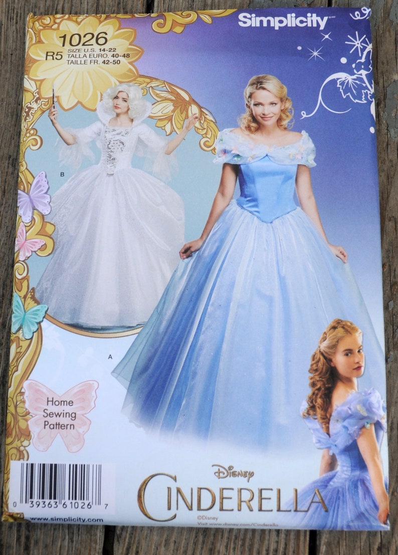 Simplicity 1026 DIY Cinderella / Fairy Godmother Costume ...