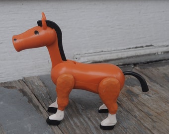 Vintage Fisher Price Horse - Little People - Farm, Barnyard, Animals, Zoo - 1980s Vintage Toy - Plastic - Fun Vintage Toy