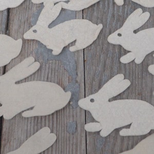 Conejos de fieltro vintage para tablón de anuncios escolares / Tablero de fieltro / Elaboración / Collage / Scrapbooking - Lindo/Kawaii - Pascua / Primavera