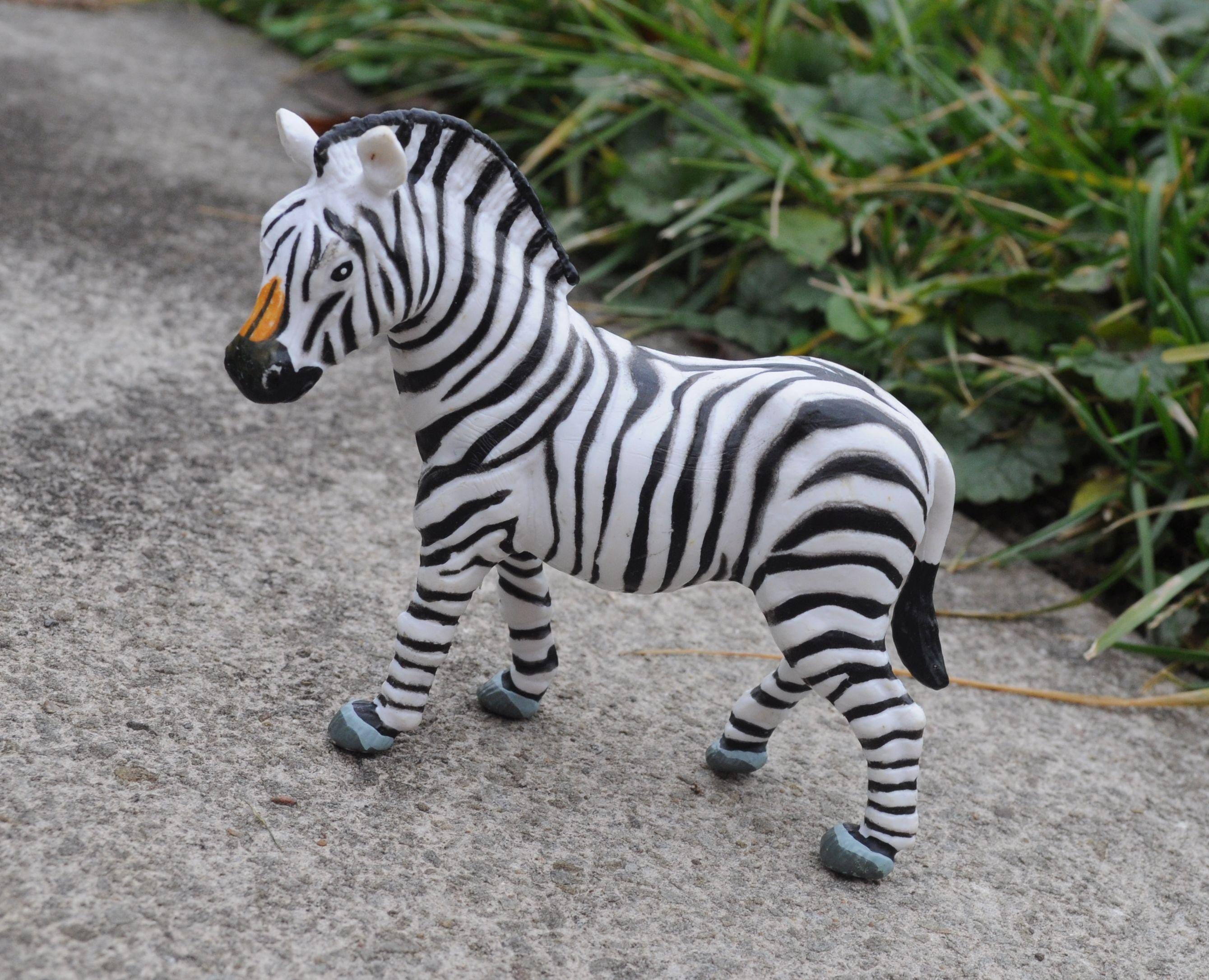 Safari Ltd. Zebra #271729 - for Dollhouse, Miniature, Diorama, Etc