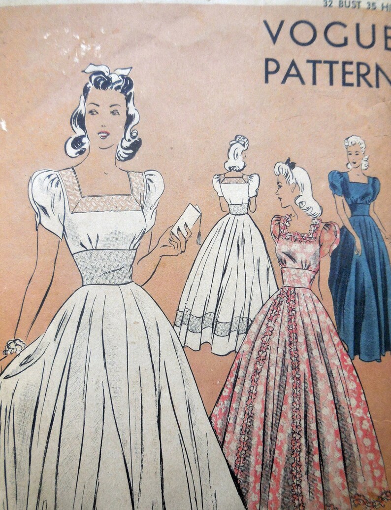 1940s Vogue Wedding Dresses