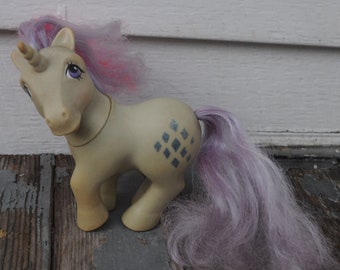 True Vintage 1980s Gen 1 My Little Pony - Unicorn Sparkler - G1 - Hasbro  - Cute / Kawaii - MLP - TLC for OOAK