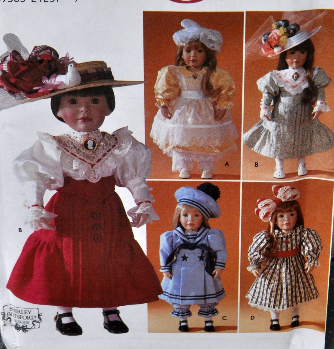 Simplicity 7998 DIY Victorian Style Doll Clothes Clothes for American