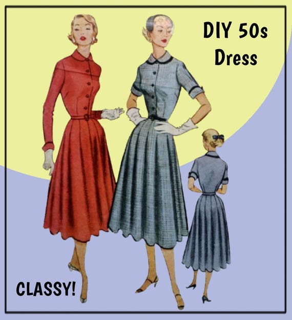 diy retro dress Mccall's 9106 - DIY Early 1950s 