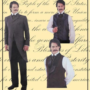 Butterick 3721 - Making History DIY Victorian Cut-Away Jacket, Vest - Steampunk Costume / Cosplay / Theatrical / Edwardian - UNCUT
