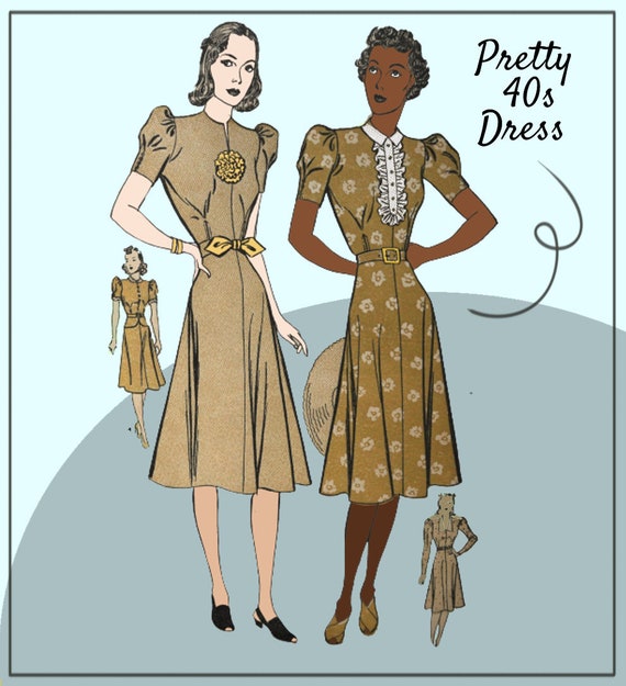 Etsy 1940s dress hot sale