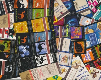Vintage Interesting & Colorful CAMEL  Matchbooks - Junk Journal, Collage, Collecting