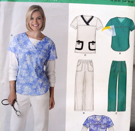 New Look 6840 DIY Scrubs for Nurse / Doctor / Vet Tech / - Etsy