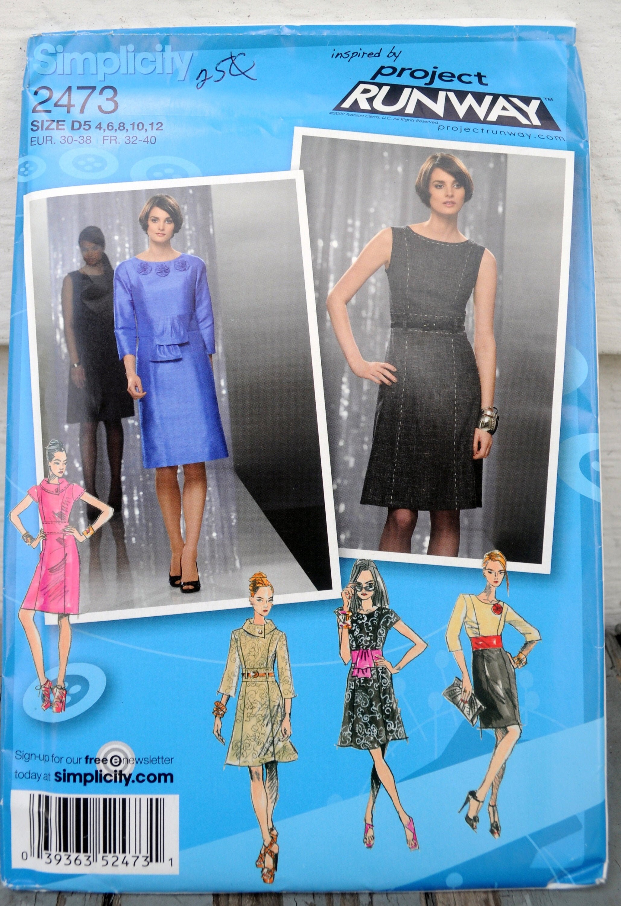 Simplicity 2473 - Classy DIY Designer Cocktail Dresses