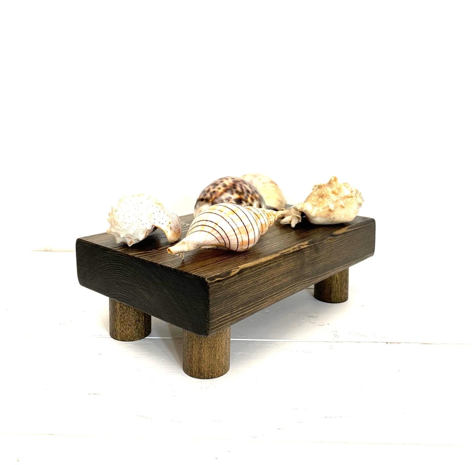 Wood Pedestal-elevate Your Decor-rustic Wooden Riser-display Stand ...