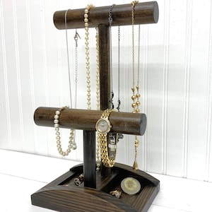 Chic Jewelry Storage Stand for Necklaces, Bracelets, and More - Multi-Functional Jewelry Organizer - Necklace Stand - Birthday Gift for Her