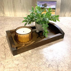 Multi-Purpose Farmhouse Tray-Organize in Style from Kitchen to Vanity-Rustic Wood Tray, Bath Tray, Jewelry Tray, Wood Tray,