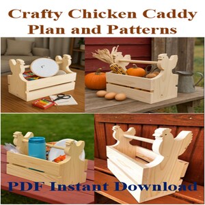 Crafty Chicken Caddy DIY Plans and Guide-pdf Download, Woodworking ...