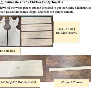 Crafty Chicken Caddy DIY Plans and Guide-pdf Download, Woodworking ...