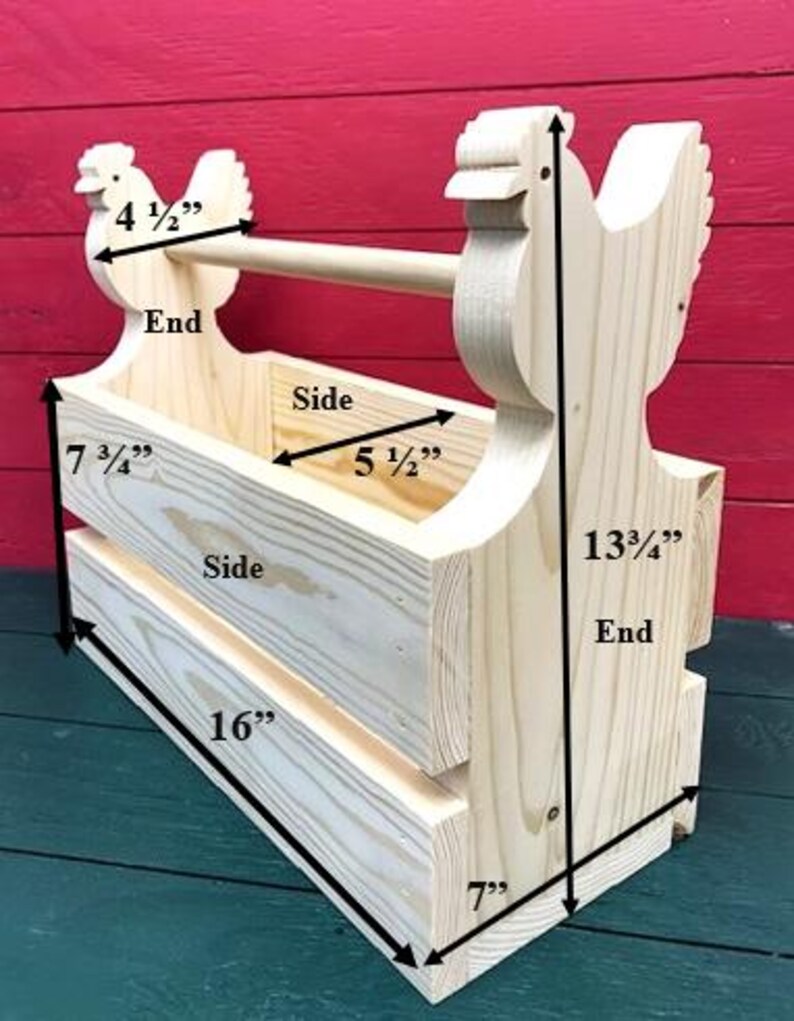 Crafty Chicken Caddy DIY Plans and Guide-pdf Download, Woodworking ...