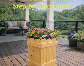 Verhoogde plantenbak: stapsgewijze handleiding voor doe-het-zelvers: pdf direct downloaden, houtbewerkingsplannen