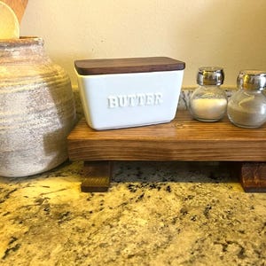 Rustic Wooden Pedestal for Stylish Display, Riser, Rustic Wood Risers, Handmade Display Stand, Farmhouse Riser, Plant Stand, Wooden Riser