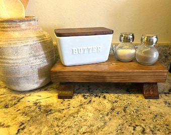 Rustic Wooden Pedestal for Stylish Display, Riser, Rustic Wood Risers, Handmade Display Stand, Farmhouse Riser, Plant Stand, Wooden Riser