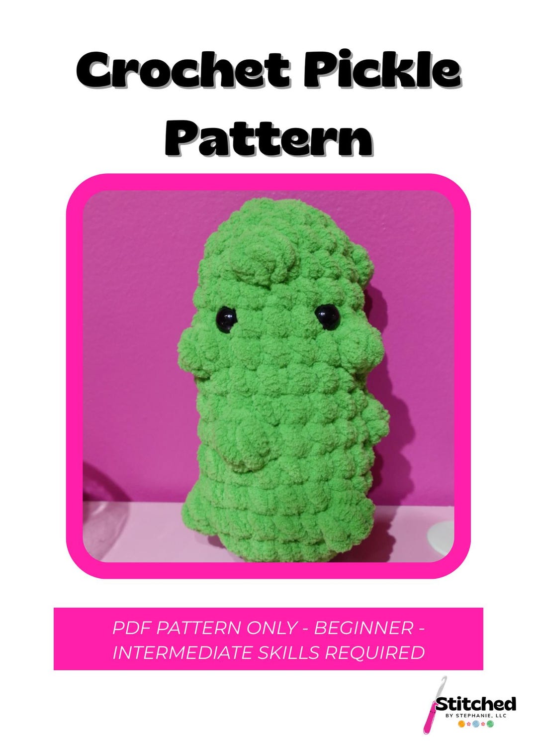 Real Pickles Pattern Pickle Crochet Pattern - PDF PATTERN - Etsy
