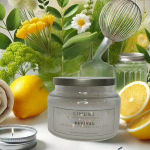 Revival Luxury Handcrafted Pure Soy Candles | 2-Wick| Non-Toxic, Phthalate-Free, Dye-Free | Essential for Self-Care & Relaxation