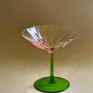 Glass for cocktail glass wine glass cool drinking glasses aesthetic flower champagne glass vintage martini glass crystal coloured glass