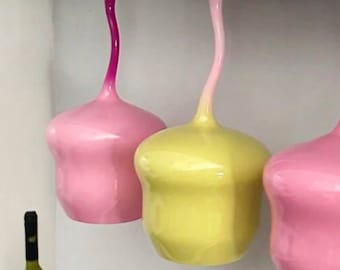 Gradient Wine Glass, Aesthetic Cocktail Drinkware for Holiday Parties
