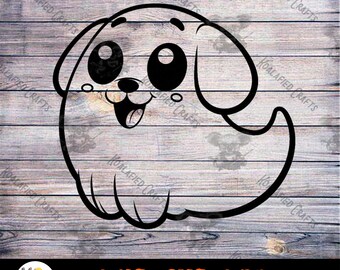 Ghost Dog - Halloween - Digital Download- SVG