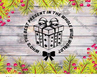 Weihnachtsgeschenk Design – Urlaub Digital Download