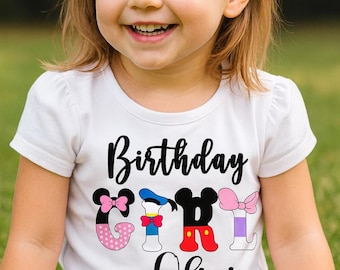 Personalized Minnie Mouse Birthday Girl Shirt | Disney Tee