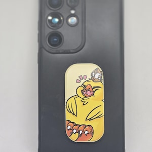 Chonky Chicken Phone Grip Fluffy Mount Vibes