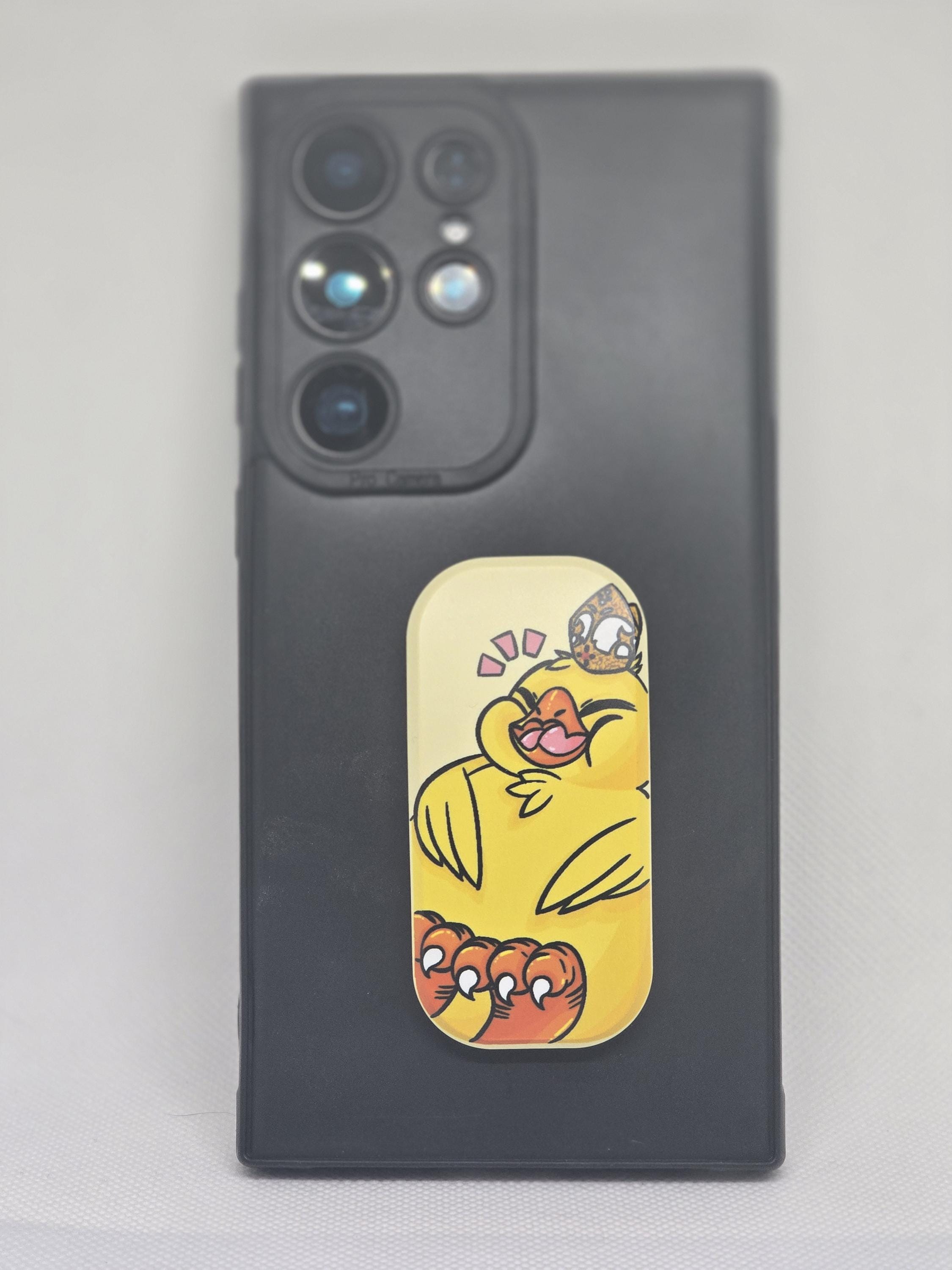 Chonky Chicken Phone Grip Fluffy Mount Vibes