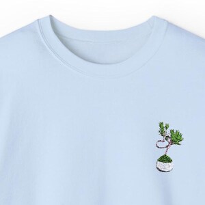Bonsai Pine Design Sweatshirt, Japanese Tree Lover Gift, Nature Inspired Jumper, Botanical Sweatshirt, Cozy Winter Pullover, Nature