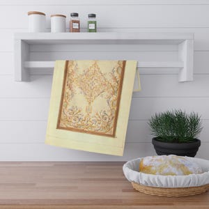 Elegant Vintage Floral Tea Towels, Decorative Kitchen Towel Set for Home Decor, Host Gifts, Kitchen Accessories, Rustic Chic