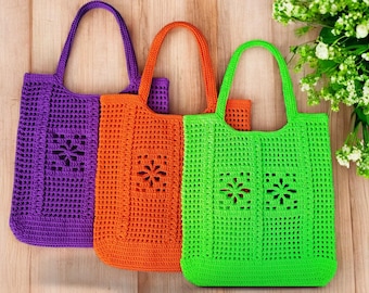 Сrochet shopper bag, tote bag, handmade crochet net bag, mesh shoulder bag, designer bag, everyday bag, farmers market bag, handmade gift