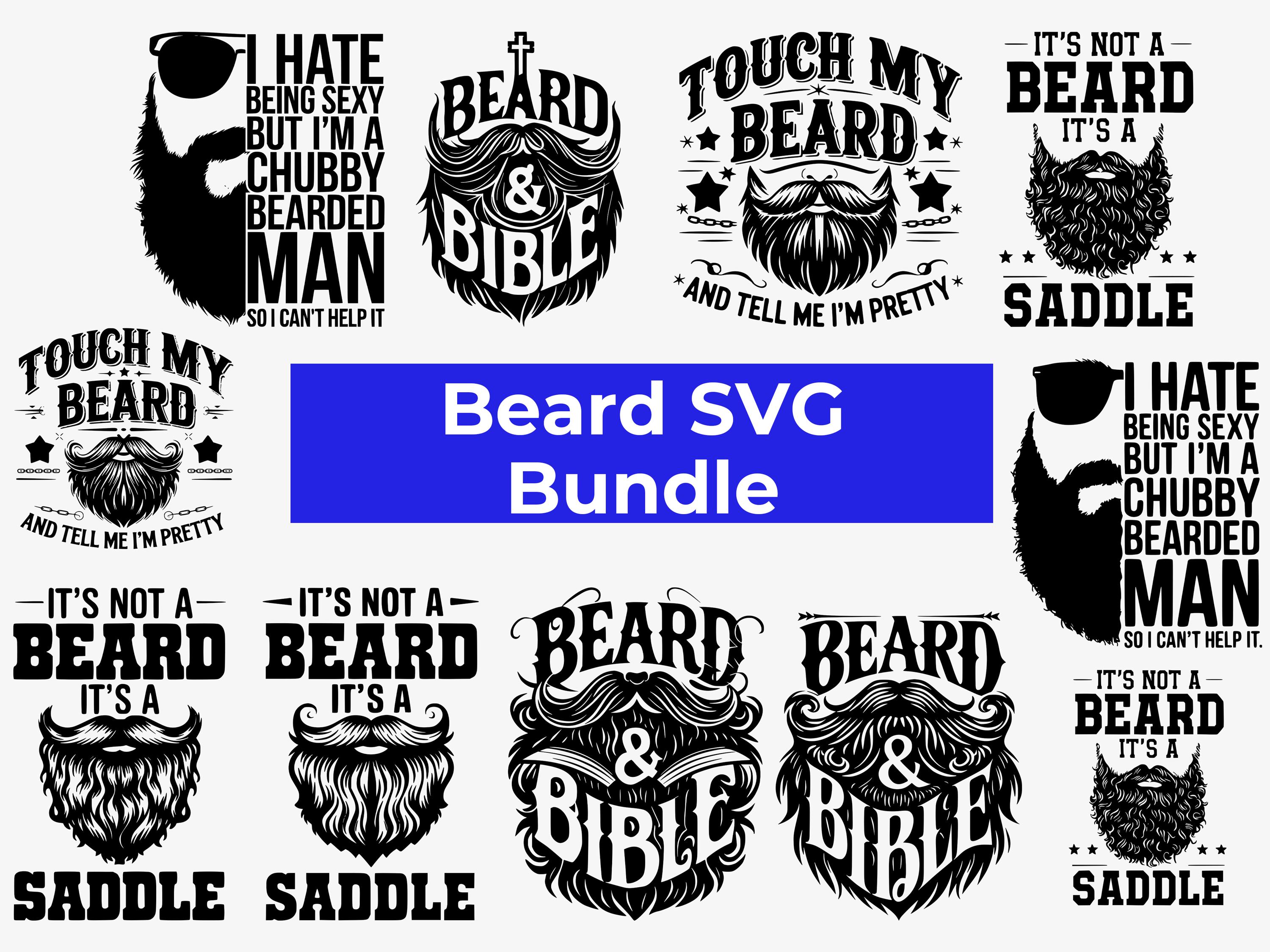 Beard SVG Bundle Beard silhouette, Beard PNG Bundle, Beard Clipart, Fathers day svg, Beard SVG Cut Files for Cricut, Beard Silhouette, Beard