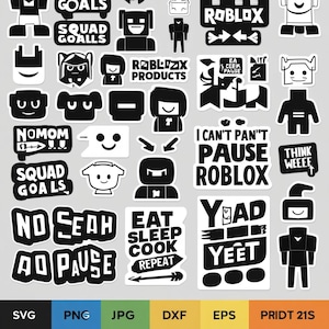 Roblox SVG Bundle, Roblox Font, Roblox Boy Svg, Roblox Alphabet PNG, Gaming Svg Files For Cricut, Roblox Png, Birthday Svg, Robot Svg.